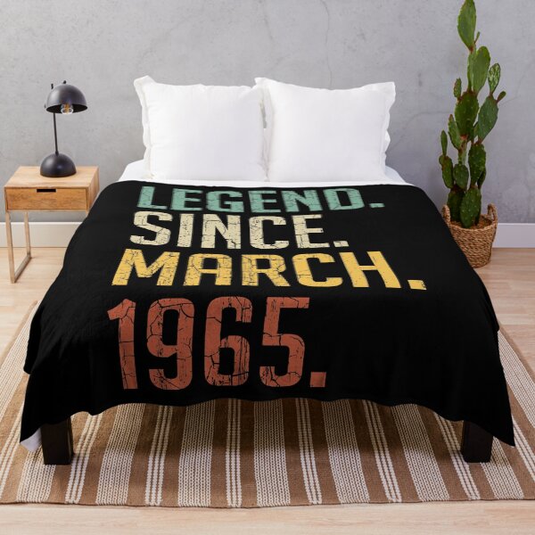Item preview, Legend Since March 1965 56th Birthday Gift 56 Years Old Vintage March 1965 designed and sold by Takatv.