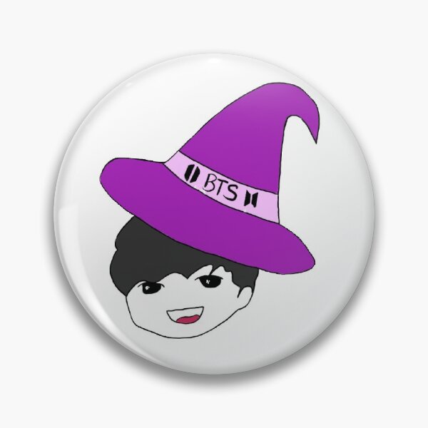 Item preview, Jhope with a purple witch hat designed and sold by starrylight.