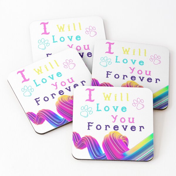 Item preview, I will love you forever - rainbow Bridge, pet loss and in memory of designed and sold by kristyleeprint.