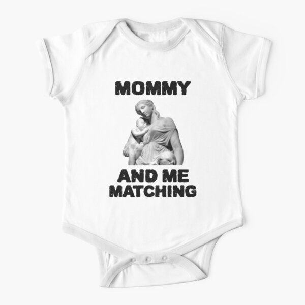 MOMMY AND ME MATCHING Short Sleeve Baby One-Piece