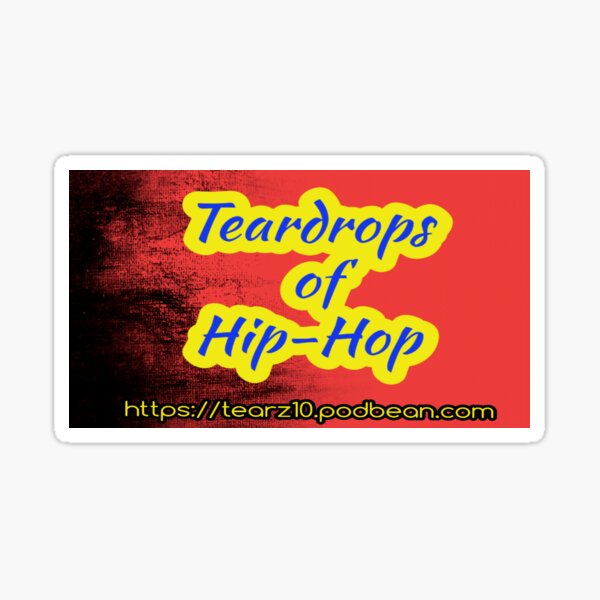 Tearz red Sticker