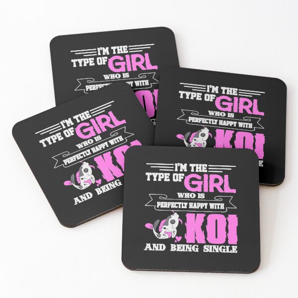 Item preview, I'm the type of Girl who is happy with Koi designed and sold by NeXore.