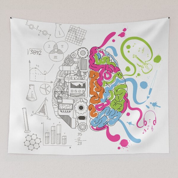 Item preview, Two sides of the brain Logic and Creativity designed and sold by Joel Roque.