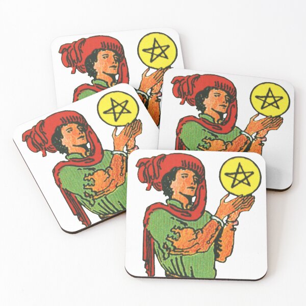 Item preview, Page of Pentacles Tarot Card designed and sold by elevens.