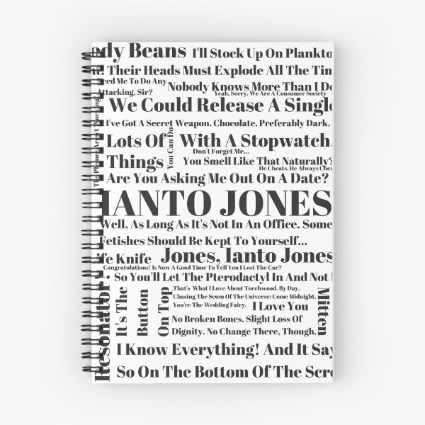 Item preview, Ianto Jones Quotes designed and sold by expandingmind.