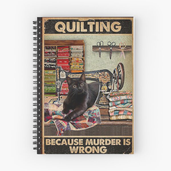 Item preview, quilting because murder is wrong  designed and sold by amanda1989u.