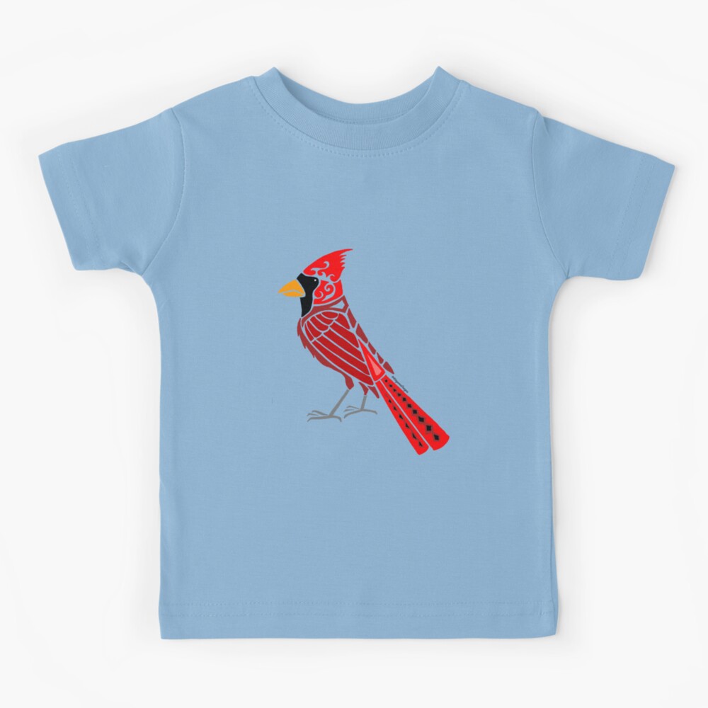 Cardinal Tribal Design Colored | Kids T-Shirt