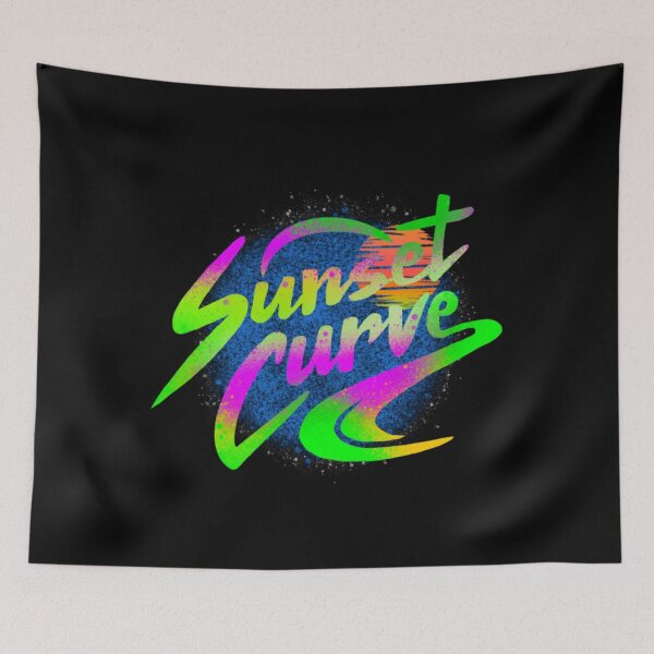 Item preview, vintage retro sunset curve designed and sold by JonesErin.