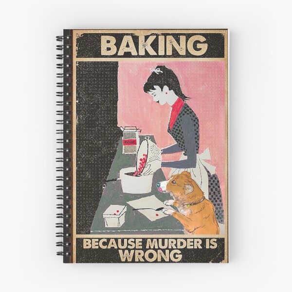 Item preview, Baking because murder is wrong designed and sold by amanda1989u.