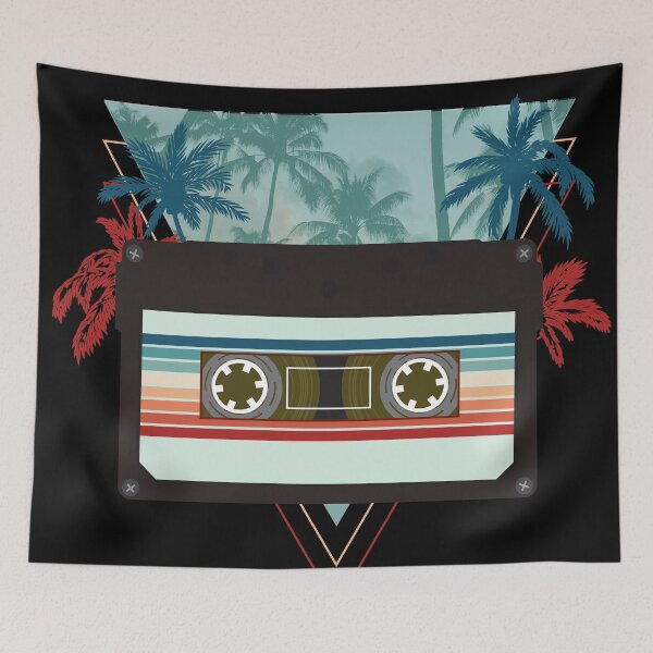 Item preview, Cassette Tape Retro Vintage Palm designed and sold by ghost888.