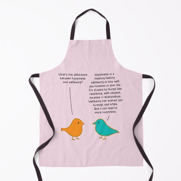 Item preview, Happiness vs Wellbeing - Pink designed and sold by ImperfectLife.