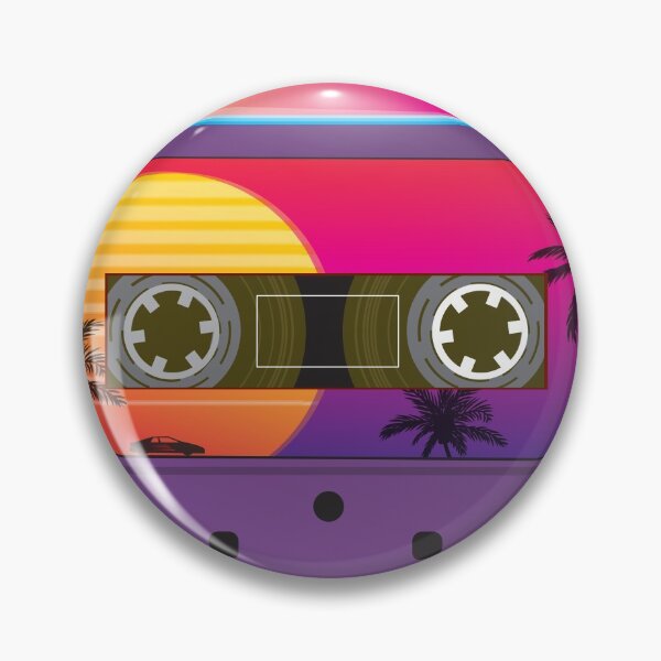 Item preview, Cassette Tape Sunset Palm Sports Car 80's designed and sold by ghost888.