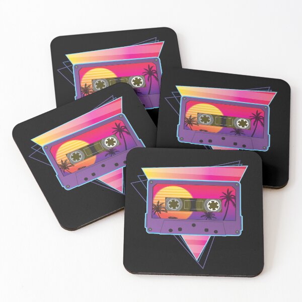 Item preview, Cassette Tape Sunset Palm Sports Car 80's designed and sold by ghost888.