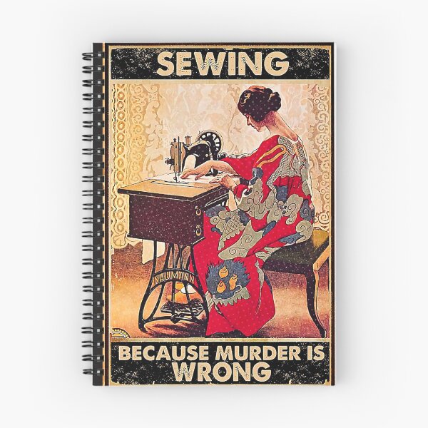 Item preview, Sewing because murder is wrong designed and sold by amanda1989u.