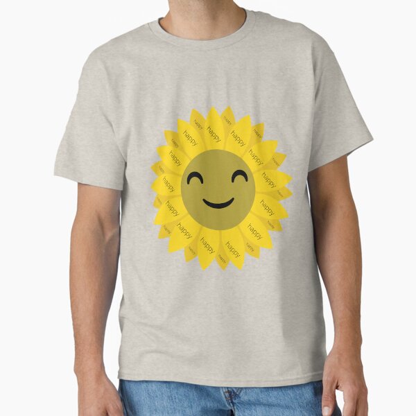 Item preview, Get this Happy Sunflower  design to spread smiles  designed and sold by AyeAyeBeans.