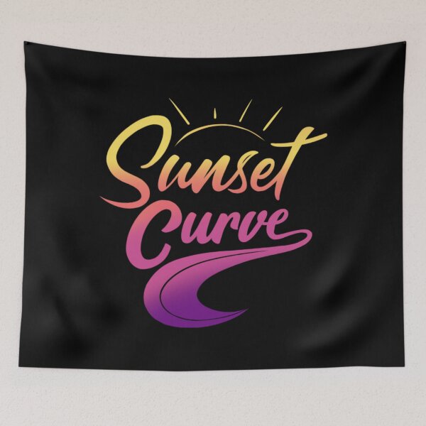 Item preview, vintage retro sunset curve designed and sold by RussellRoss.