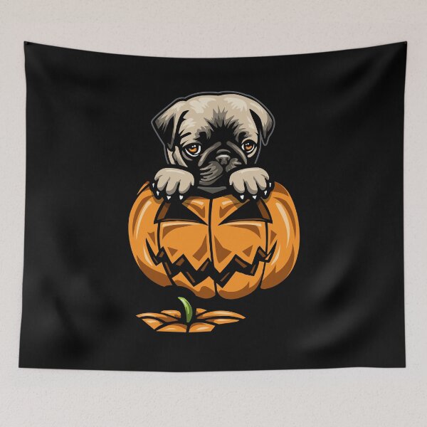 Item preview, Cute Pug Pumpkin designed and sold by IPRINT Clothing.