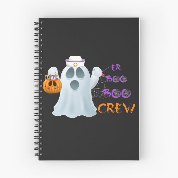Item preview, Er Boo Boo Crew Halloween Ghost Nurse designed and sold by MH Style.