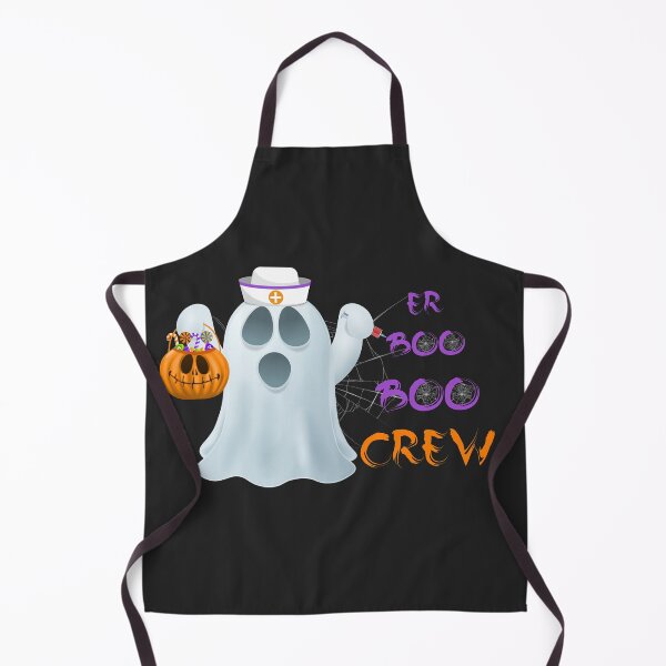 Item preview, Er Boo Boo Crew Halloween Ghost Nurse designed and sold by MH Style.