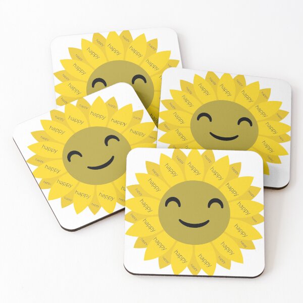 Item preview, Get this Happy Sunflower  design to spread smiles  designed and sold by AyeAyeBeans.