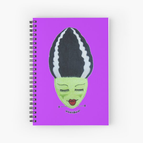Frankenstein's Bride - Purple Spiral Notebook