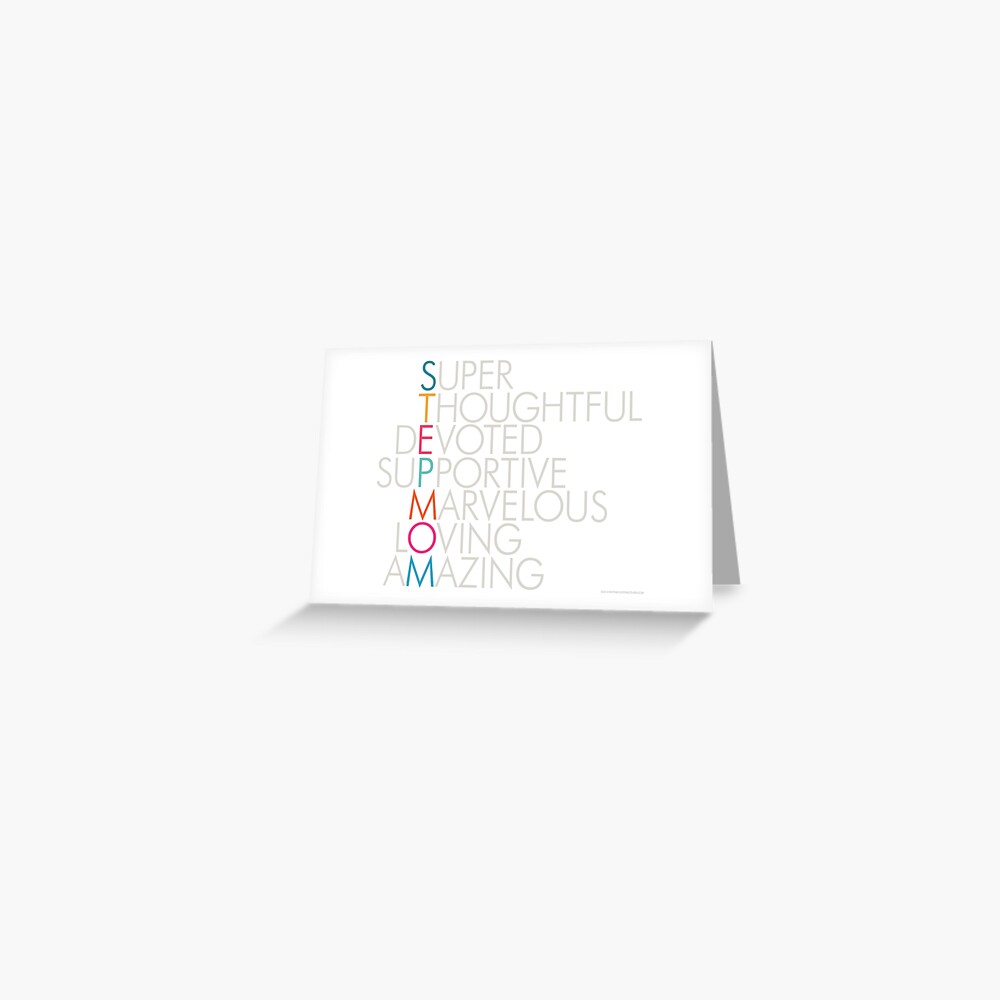 Superlative Stepmom Greeting Card