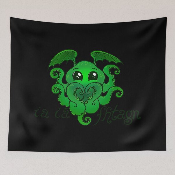 Item preview, Cute Cthulhu Fhtagn! designed and sold by FlutterKatArts.