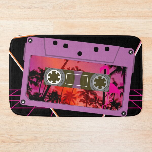 Item preview,  Retrowave Synthwave Grid Cassette Tape designed and sold by ghost888.