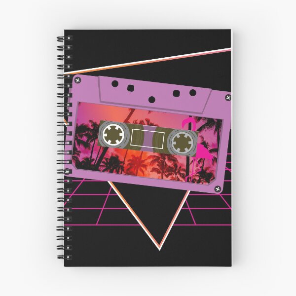 Item preview,  Retrowave Synthwave Grid Cassette Tape designed and sold by ghost888.