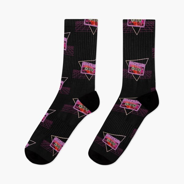 Item preview,  Retrowave Synthwave Grid Cassette Tape designed and sold by ghost888.