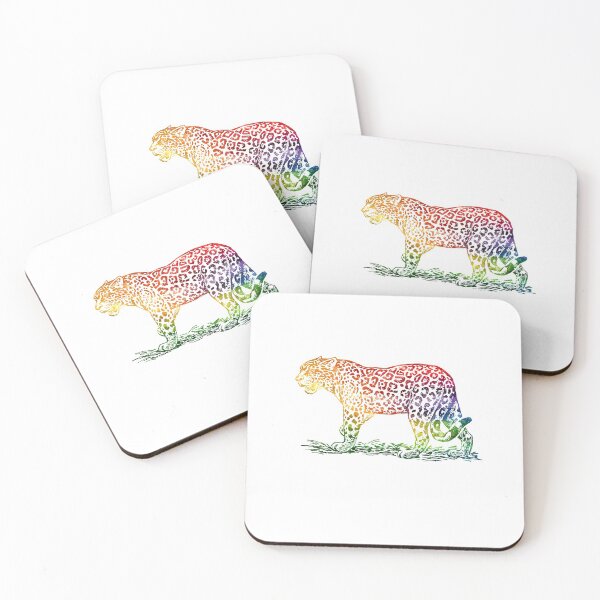Item preview, Jaguar Leopard African Animal Watercolor Graphic designed and sold by SpookshowDesign.