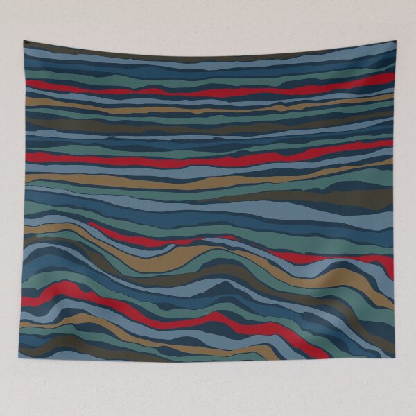 Item preview, Wrinkled Rug Red and Gold designed and sold by PaulaH106.