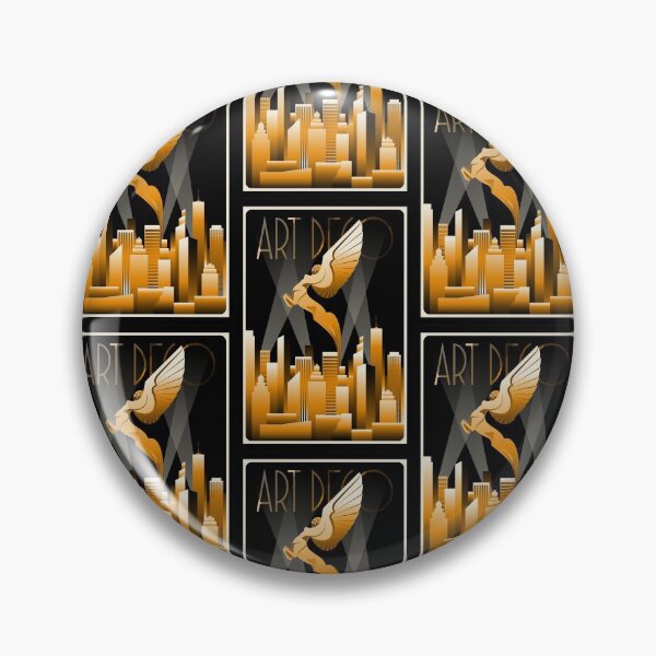Item preview, Art Deco Female Chiron Flight Over The City of The Dreamer The Future designed and sold by 108dragons.