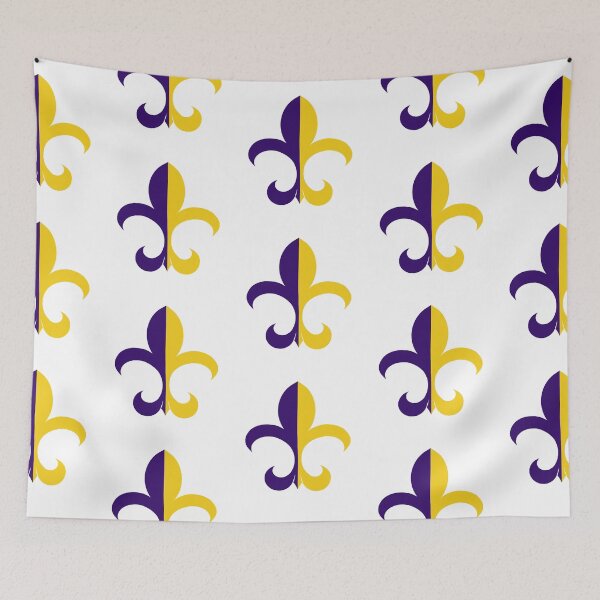 Item preview, Purple and Gold Fleur de Lis designed and sold by lezell.