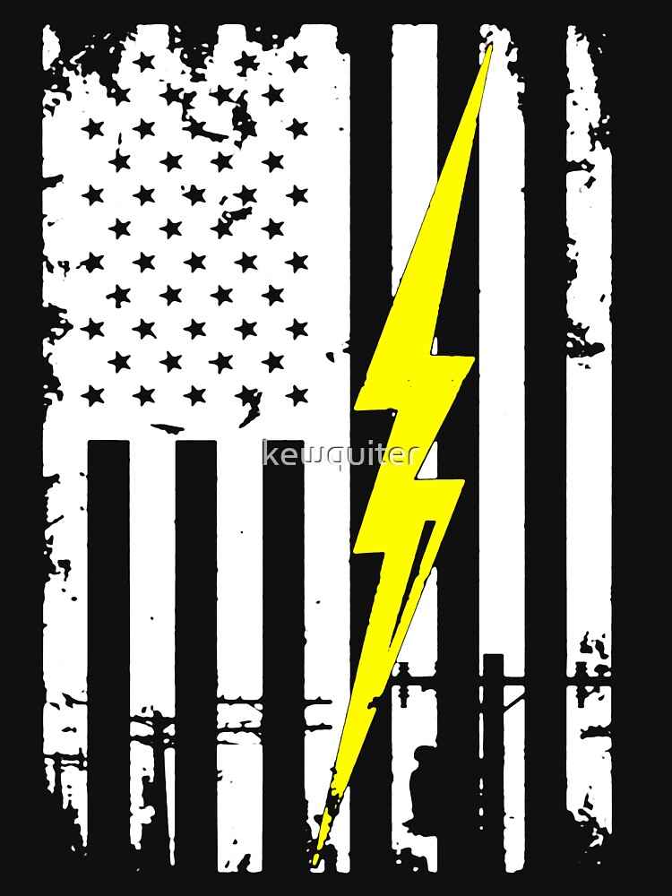 "Electrician Flag Tshirt" Tshirt for Sale by kewquiter Redbubble