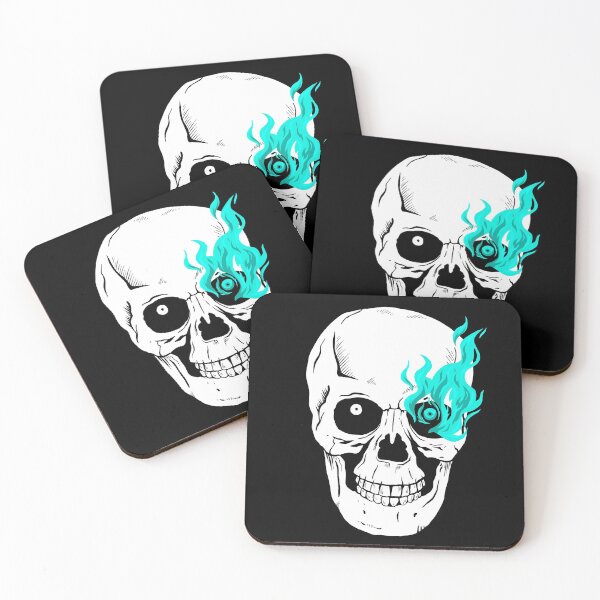 Item preview, Realistic Skull Blue Fire Eye designed and sold by Grafik Traffik.