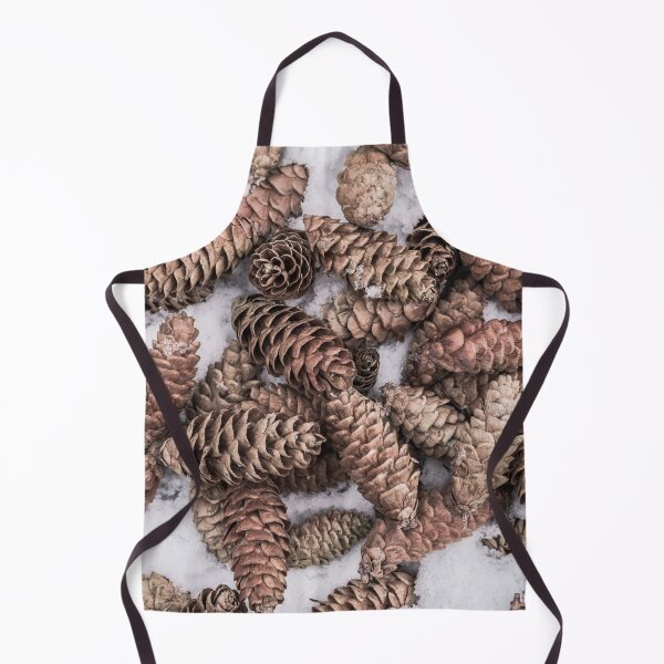Item preview, Spruce Cones on Fresh Snow - Color Version designed and sold by Amy Mitchell.
