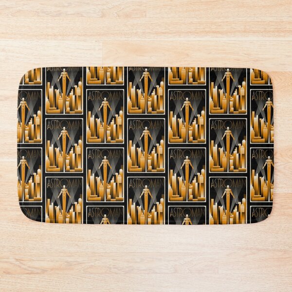 Item preview, Art Deco Astroman Flight Over The City of The Future designed and sold by 108dragons.