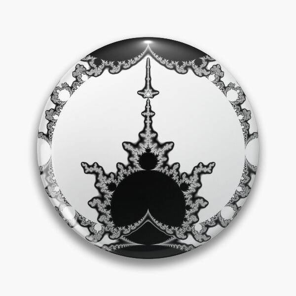 Item preview, Mandelbrot Set - Monochrome Outline  designed and sold by Rupert Russell.