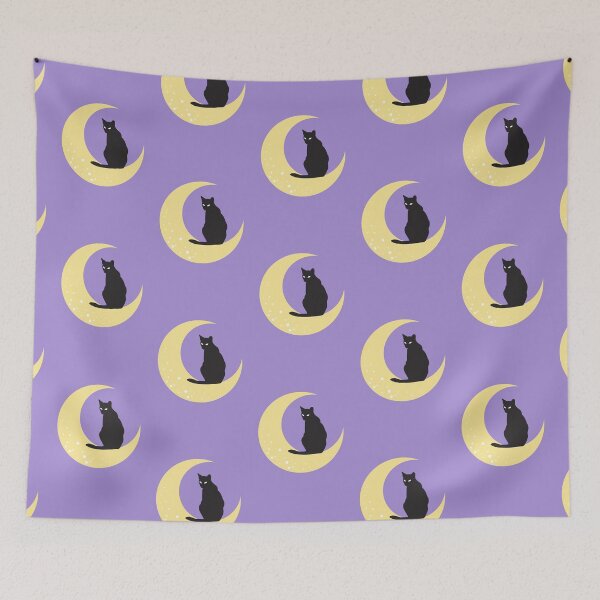 Item preview, Cat on moon designed and sold by littlehapa.