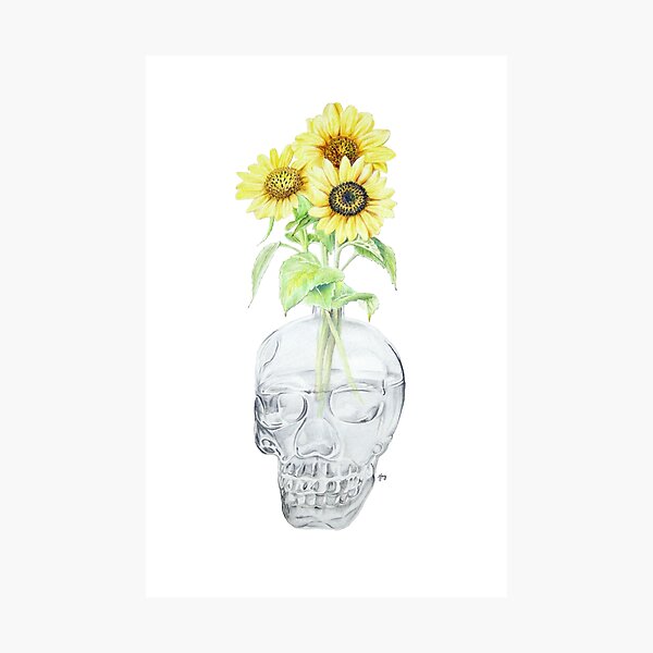 Hannah's Sunflowers Photographic Print