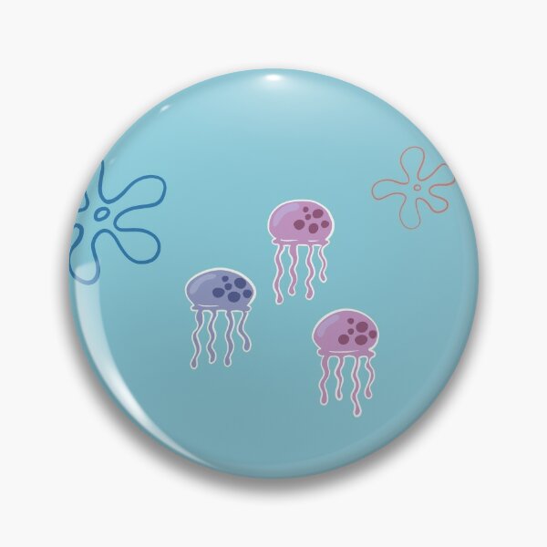 Spongebob Jellyfish Pins And Buttons Redbubble