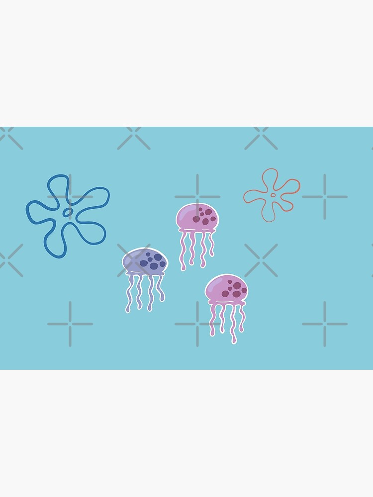 Spongebob Jellyfish Pack Laptop Sleeve By Caliclem Redbubble