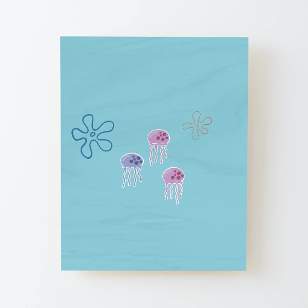 SpongeBob jellyfish pack | Mounted Print