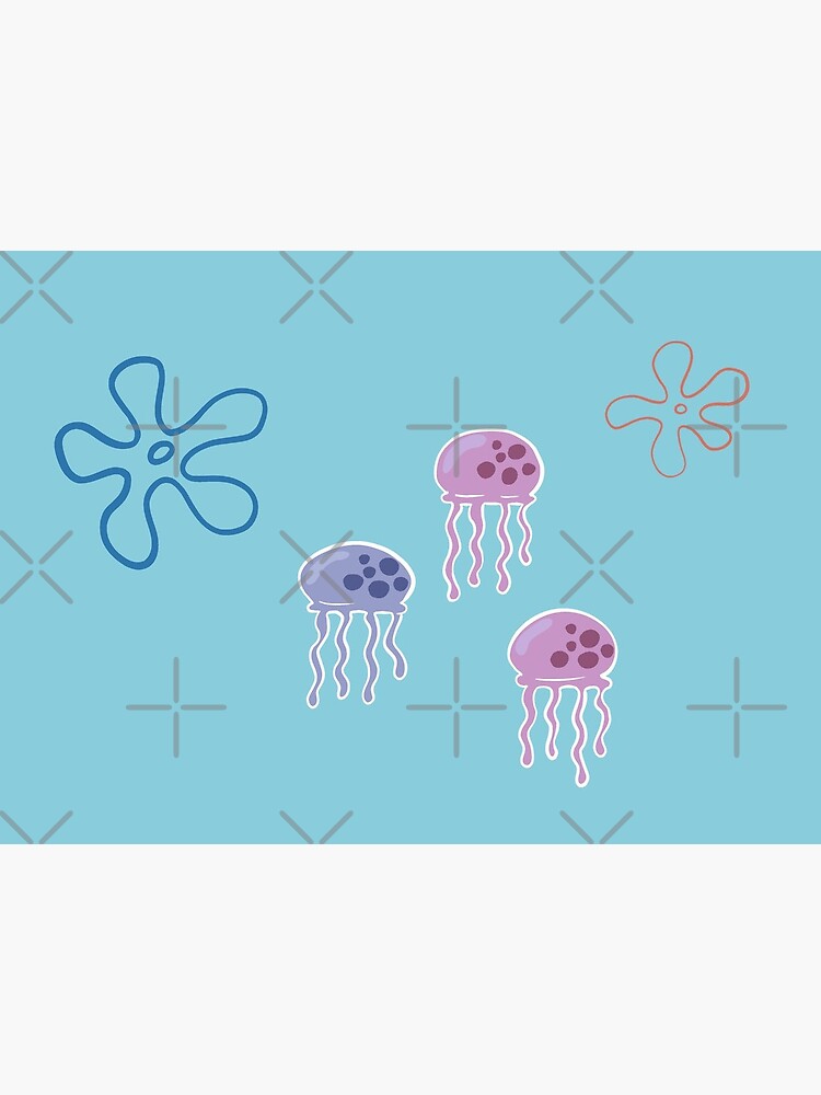 SpongeBob jellyfish pack | Art Board Print