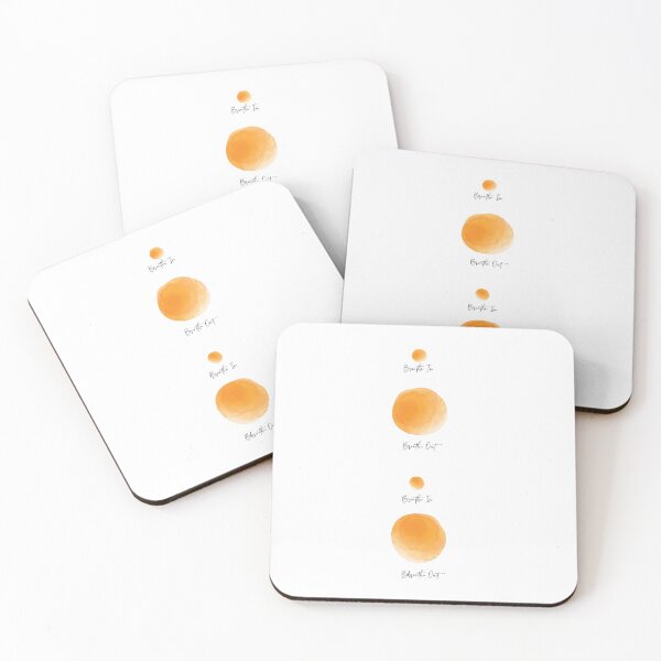 Item preview, Breathe In. Breathe Out. Orange designed and sold by The Art of the  Pause.