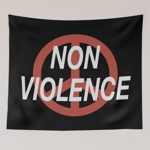 Item preview, Non violence Peace symbol. designed and sold by nuz2.