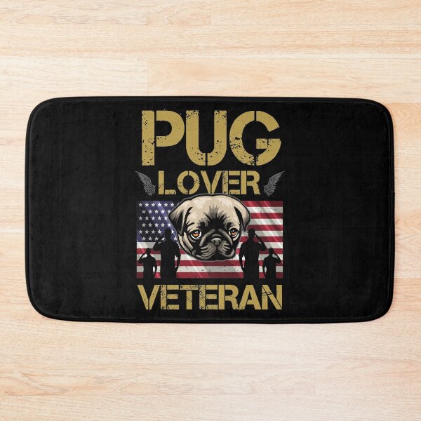 Item preview, Veteran Pug Lover designed and sold by IPRINT Clothing.