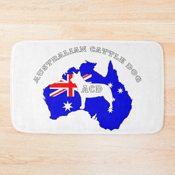 Item preview, Australian Cattle Dog (ACD) Heeler Australia and Flag designed and sold by sidehustledog.