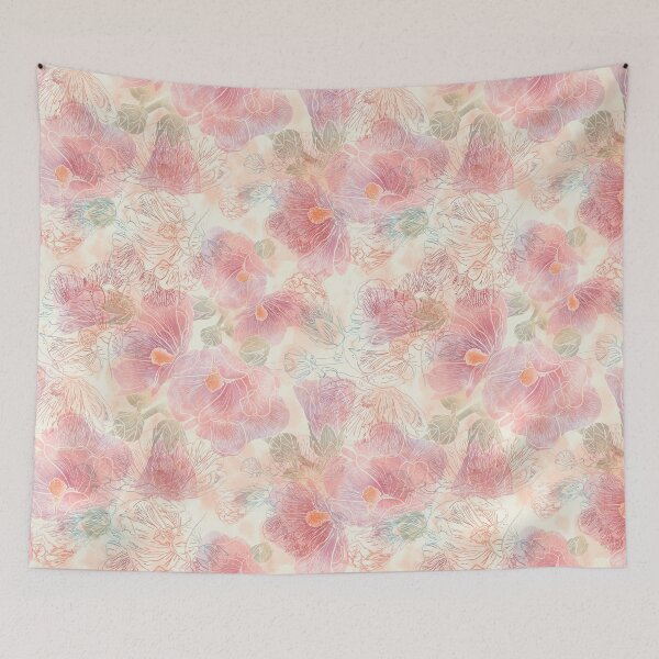 Item preview, Hollyhock blossom designed and sold by Shoshina.